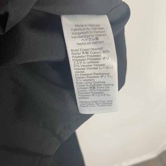 J Crew Ruffle Neck Suit Fashion Workwear Sleeveless Lined Dress US Women's 2 New - Picture 5 of 5